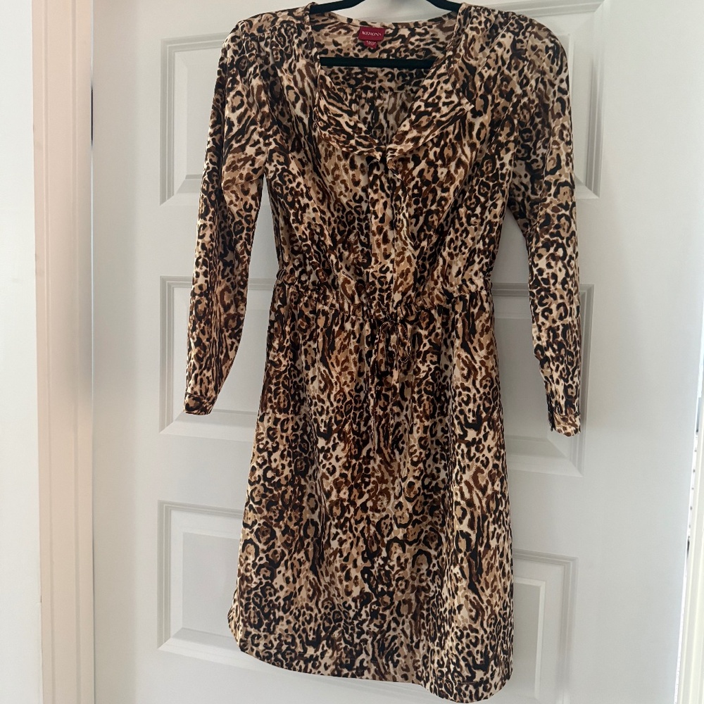 Leopard print dress